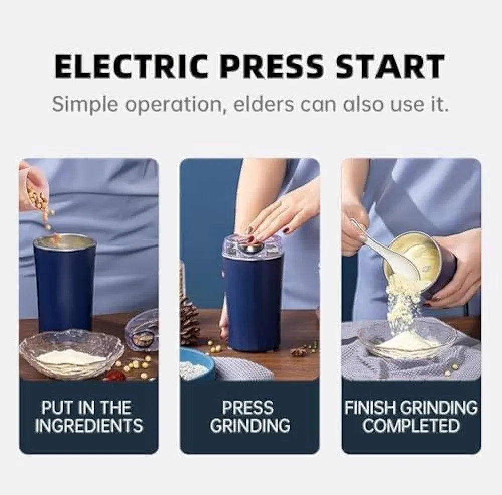 ⭐ Premium Mini Electric Coffee Grinder ⭐